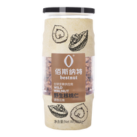 佰斯纳特（bestnut） 有机野生核桃仁 大颗免剥桃仁罐装坚果炒货云南特产干果休闲零食 【日期新鲜】B罐/268g野生核桃仁