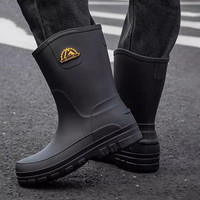蒂芙 Defasilk 防水雨鞋男士时尚中筒雨靴新款厨房专用防滑劳保胶鞋赶海钓鱼水鞋