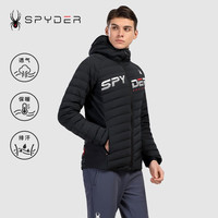 SPYDER 秋冬男子TRAINING系列轻薄环保白鹅绒梭织羽绒外套21CF219M 白色-21CF219M M
