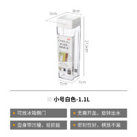 SHIMOYAMA 霜山 冷水壶 塑料耐高温凉水壶 1.1L 白色