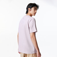 杰克·琼斯凉感刺绣短袖T恤男装224101136 薰衣草霜C35 165/88A/XS  XS (165/88A)