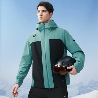 迪桑特 SKI STYLE 男士 HEAT CONTROL可温控充电 棉服 外套夹克 TQ-TURQUOISE 2XL (185/104A)