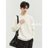 伯爵卓尔加厚宽松含羊毛中高领毛衣男秋冬打底针织衫男 湛绿-中领（Y343759） L