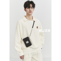 伯爵卓尔假两件设计感翻领卫衣外套男24春季 N411060 深夜蓝 L 175