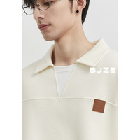 伯爵卓尔假两件设计感翻领卫衣外套男24春季 N411060 深夜蓝 M 170