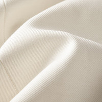 晚白【直降】纯色西服气质百搭绵羊毛西装外套女 米白色 XL