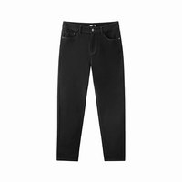 小黑牛森马 Semir牛仔裤男2025春修身小脚裤直筒裤复古长裤不易褪色 牛仔黑-小脚版 27