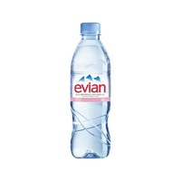 evian 天然矿泉水500mL*24瓶/整箱