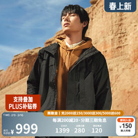 Timberland 男装外套户外冲锋春防水工壳系列修身A695W A695W001/黑色 M