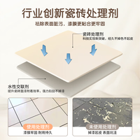 三青水性瓷砖玻璃漆家用卫生间耐磨防水漆地砖翻新改色漆 雪语1kg 雪语 1kg