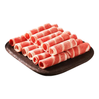 科尔沁原切上脑牛腩肥牛卷牛肉卷涮锅内蒙生鲜牛肉多仓发货顺丰包邮 原切牛腩肥牛卷2斤半