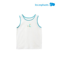 丽婴房儿童精梳棉背心女童男童无袖上衣2025夏季 玉湖蓝（派对款） 90 cm