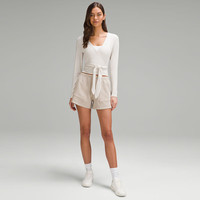 露露乐蒙lululemon丨Front-to-Back 女士前后两穿腰部裹带长袖 T 恤 LW3IDJS 白蛋白 6