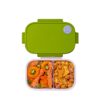 茶花（CHAHUA）饭盒上班族学生餐盒儿童小学生分格可微波炉加热双层便当盒女 【分格加厚】