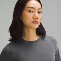 露露乐蒙lululemon丨Soft Ribbed 女士锁孔款罗纹短袖 T 恤 LW3HW9S 石墨灰 S /6