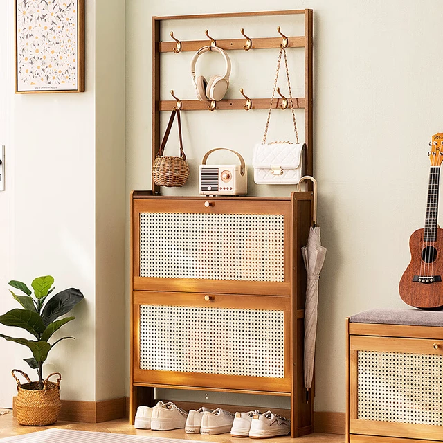 老竹匠鞋柜门口入户柜多层家用超薄一体靠墙储物柜子楼道进门小户型鞋架