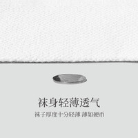 浪莎网眼超薄款袜子女士纯棉100%全棉春季夏季防臭白色中筒夏天新疆棉 【2白2灰2黑】·100%纯棉超薄 均码 (对应35-40鞋码可穿)