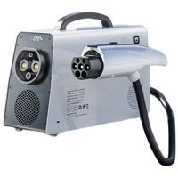 易电熊快充转慢充房车取电器新能源电动车直流转交流充电桩转换器380V转220V 智能款 7KW一体机