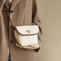 奥康2025大容量女斜挎托特包时尚百搭潮流单肩包C1 米白色2412