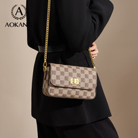 奥康2025大容量女斜挎托特包时尚百搭潮流单肩包C1 黑色2248