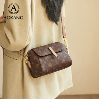 奥康 托特包2024大容量女包单肩包时尚包包复古斜挎包托特包C1 奶杏色2566