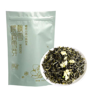 峨眉雪芽【门店同款】茉莉花茶飘雪慧欣 高山绿茶茶叶特级自饮袋装100g