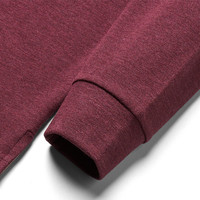 七匹狼长袖T恤男士Polo保罗衫翻领时尚轻商务休闲百搭t恤体恤衫衣服男装 405(紫红)-5811款 175/92A(XL)