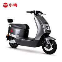 小鸟电动摩托车72V铅酸电池长续航男女通勤电瓶车 璀璨  绿色