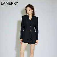 LAMERRY/朗美睿白色高腰休闲裤A字短裤女显瘦显腿长2025春夏新款