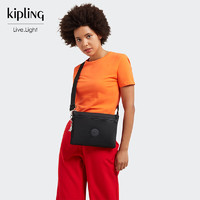 kipling 活力出游时尚百塔潮流礼物背提包RIRI LPAKA系列黑拼接