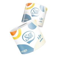 太阳云感柔肤 有芯4层110g 卫生纸巾 卷筒纸 厕纸 4层 110g*20卷 【高性价比】