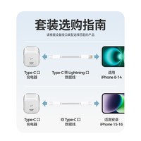 Tezo 小方冰氮化镓冰晶头充电器PD33W快充小巧Mini便携苹果16ProMax新款iPhone闪充3C认证安卓手机充电头