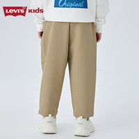 Levi's李维斯长裤儿童裤子2025春季男童女童男裤卫裤童装裤子 树屋棕 110 /53 【身高104-110cm】