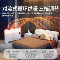 奥克斯 AUX对流式取暖器客厅暖风机家用电暖器节能浴室防水壁挂电暖气