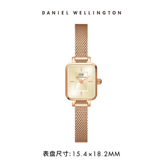 Daniel Wellington 丹尼尔惠灵顿 DW女表全新复古小方糖钢带石英腕表DW00100649