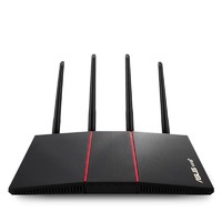 华硕 ASUS RT-AX57 双频3000M 家用千兆Mesh无线路由器 Wi-Fi 6 黑色 单个装