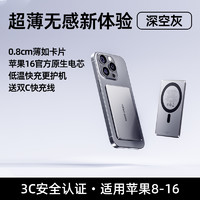 移速 磁吸充电宝2024新款适用iPhone16Promax苹果专用15器超薄MagSafe无线快充移动电源大容量飞机可携带式14