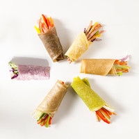 小灶粮低脂全麦荞麦卷饼早餐速食代餐粗粮手抓饼杂粮卷饼皮粗粮煎饼 【菠菜卷饼】2斤（约24张）