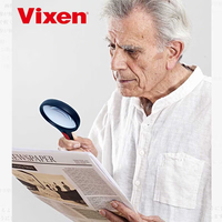 VIXEN日本原产手持放大镜高清便携儿童老人弱视阅读看书看字看手机 2.5倍直径70mm(M70)