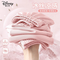 迪士尼（Disney）儿童裤子夏装薄款2025女孩长裤运动裤透气宽松百搭女童防蚊裤 迪大妮K冰川灰+迪油画花K嫩粉 150