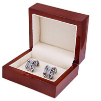 斯巴达 男士袖扣 斯巴达风信石