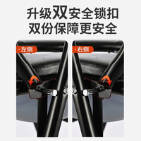 全品屋老人可折叠坐便椅凳子坐便器移动马桶大便座椅病人老年厕所凳子 承重1000斤加长扶手特厚沙发垫
