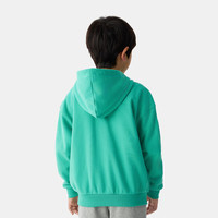 Gap男女童2025春季重磅印花logo连帽卫衣儿童装外套673804 绿色 150 cm(12-13岁)亚洲尺码