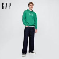 Gap 男女装2025春季logo抽绳连帽口袋卫衣休闲上衣美版