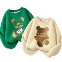 JEANSWEST CLUB 真维斯男童加绒卫衣春秋款2025儿童春季衣服男孩春装大童上衣