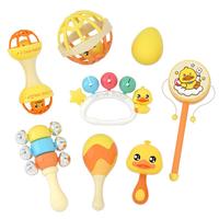 启蒙 婴儿摇铃玩具0一1岁半3到6个月以上沙锤抬头训练哄娃宝宝益智