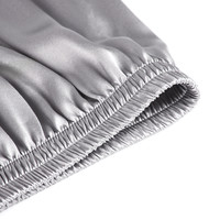 金三塔睡衣女真丝桑蚕丝可外穿短袖丝绸睡衣家居服 高级灰 M