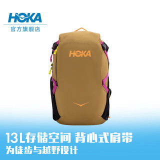 HOKA ONE ONE男女款春季13L徒步背包HOKA HIKE PACK 13L户外登山 蜂蜜黄 均码