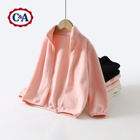 C&A童装男童女童内穿保暖内胆冲锋衣口袋内胆冬春秋可穿 黑色 140