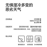 俞兆林冲锋衣女三合一2025春季外套女登山服防风防水保暖可拆卸上衣 浅粉色【三合一外套+可拆内胆】 XL 【适合150-165斤】